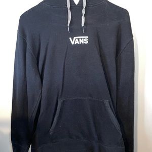 Mens medium black vans hoodie